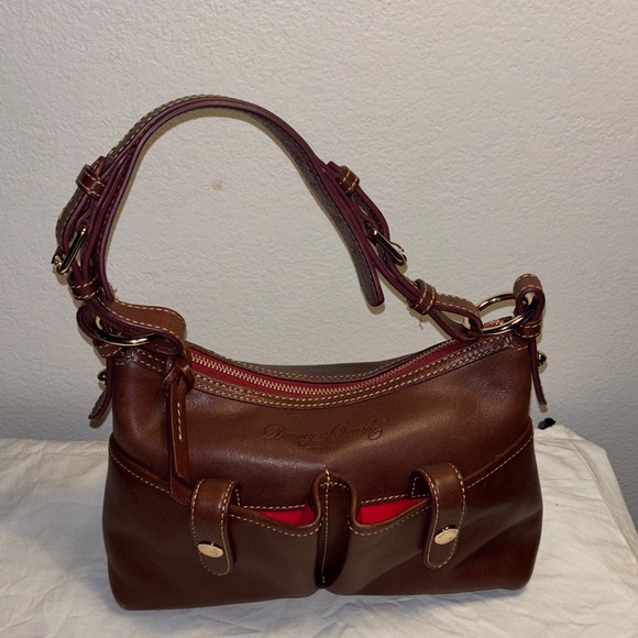 Dooney & Bourke Lucy Small Florentine Leather Shoulder Bag - Picture 1 of 8